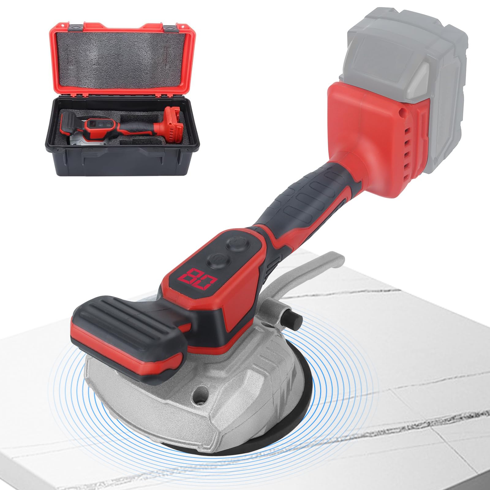 Tile vibration tool for Milwaukee M18 18V Battery, CordlessTile