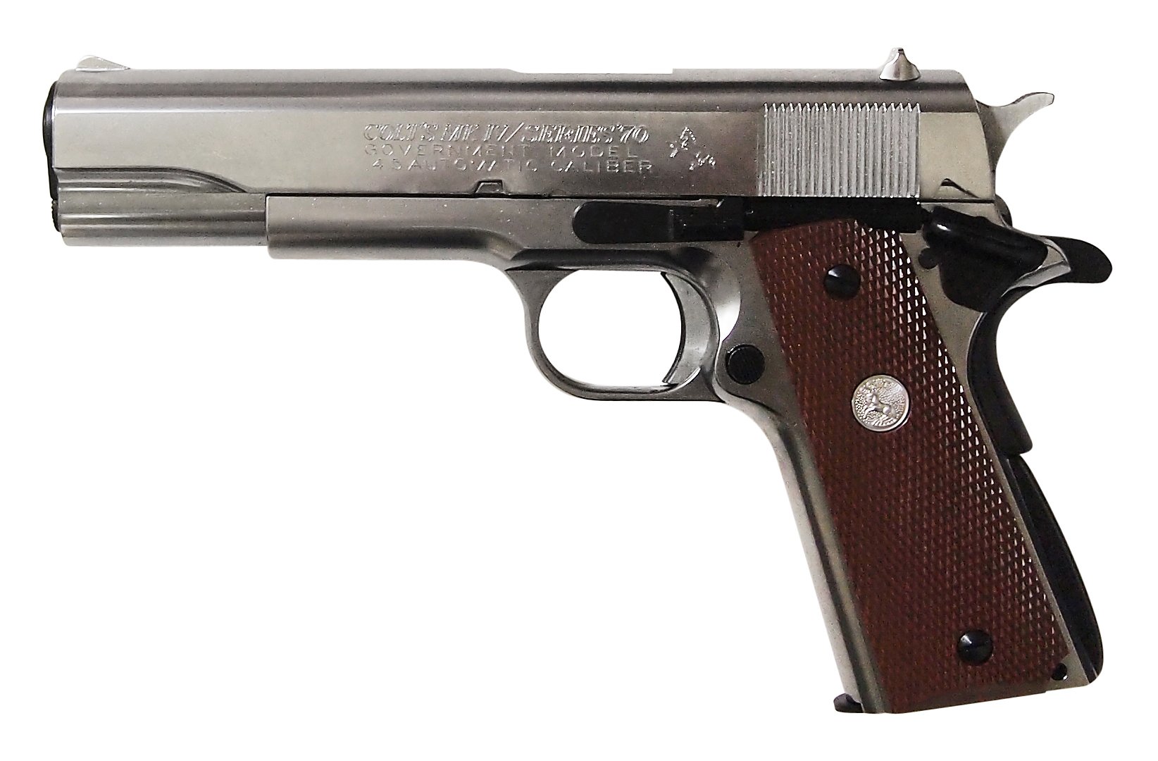 トイガン seris'70Nickl Finish Amazon | マルシン工業 COLT GOVERNMENT SERIS'70 Silver ABS モデル