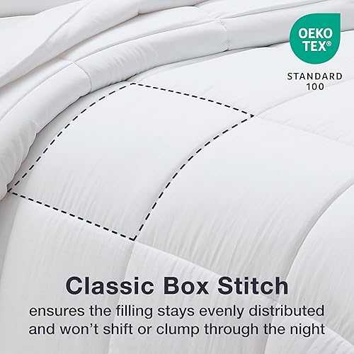 Miniatura 2 de Casual Living 32613 - Edredón acolchado tamaño King, lavable a máquina, para todas las estaciones, estilo alternativo para hogar y hotel, edredón de