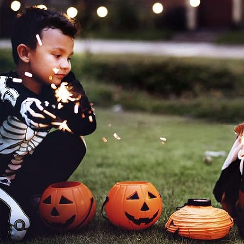 Miniatura 6 de 2 cubos de calabaza de Halloween, cubos portátiles de caramelo de calabaza, dulce o truco, cubo de caramelo de calabaza, regalo de calabaza, adorno