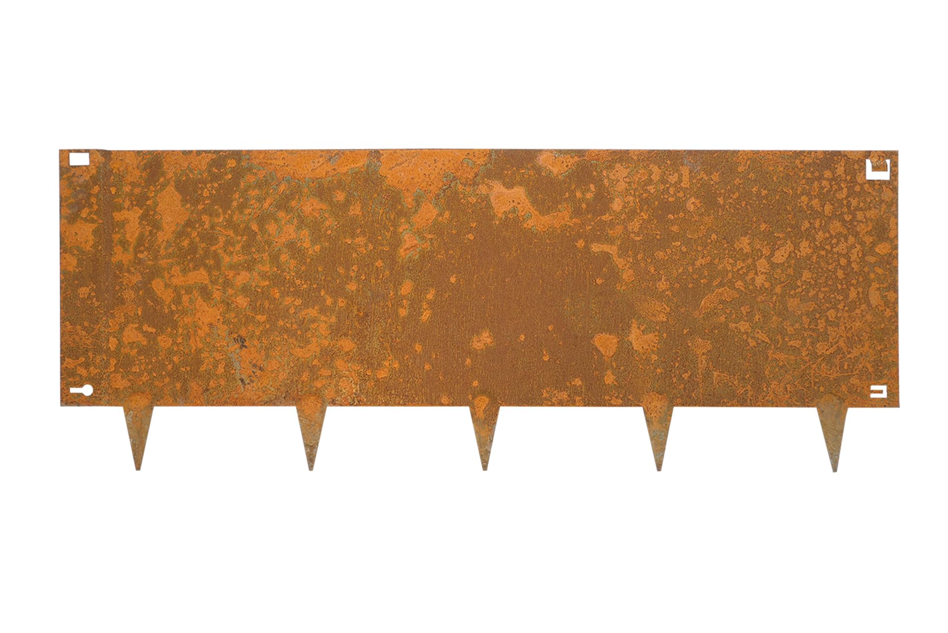 Wovar Rasenkante Cortenstahl 40 x 106 cm Flexibel - Pro Stück- Beeteinfassung Cortenstahl - Beetumrandung - Beetbegrenzung - Rasenkante Metall