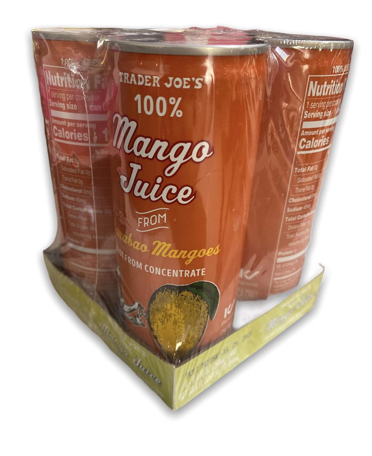 Trader Joe's 100 Mango Juice from Caraboa Mangoes (2 packs