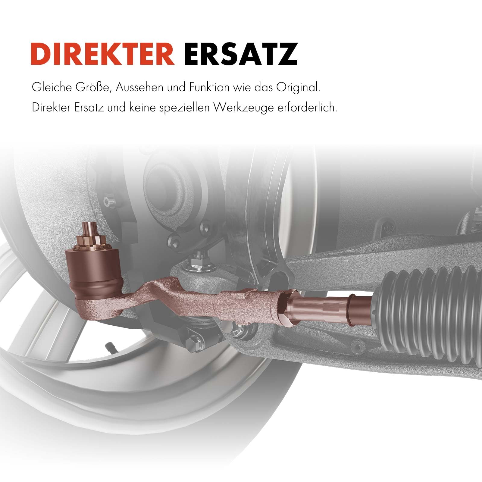 Lot De 2 Rotules De Direction Avant Gauche/Droite Compatibles Renault Clio II, Kangoo, Kubistar