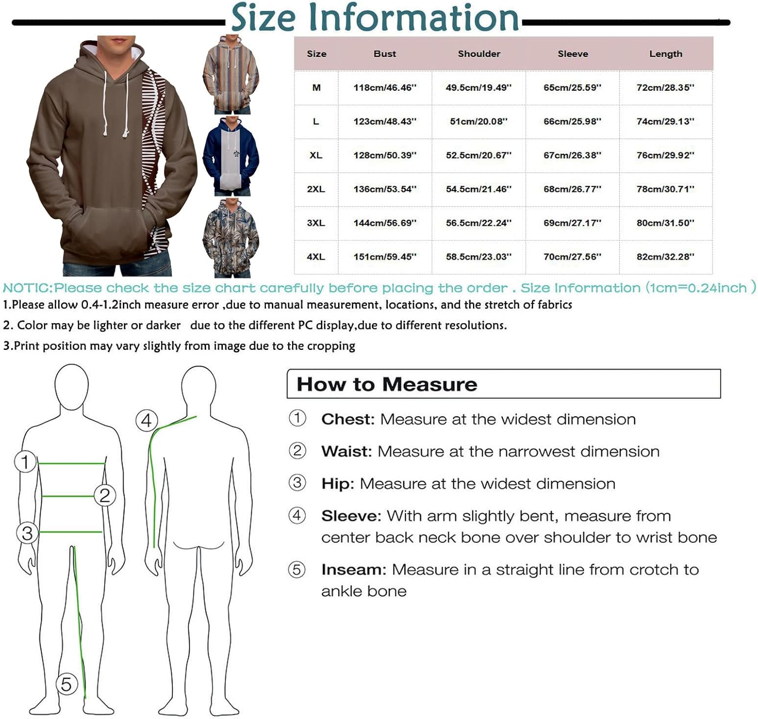 JJHAEVDY  Hoodie for Men's and Women's, Novelty Christmas Pullover Fleece Hooded Loose Long Sleeve Drawstring Hoodies : Sports & Outdoors