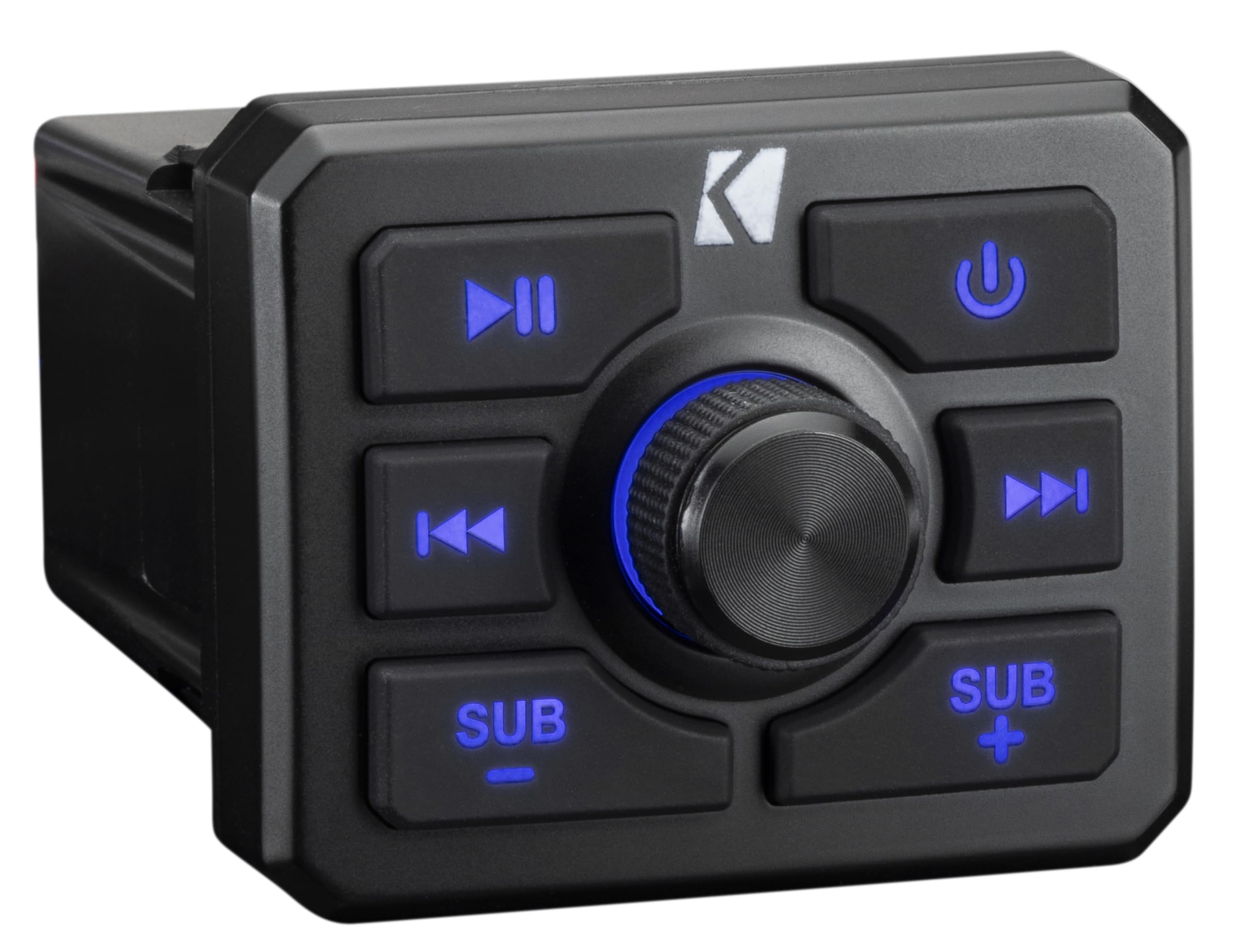Kicker 51KBTR Powersport Bluetooth Receiver w/USB, Aux-in, with Left, Right, and Sub RCA Outputs