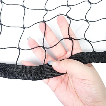 Aoneky 10x10ft Baseball Backstop Net - 2mm Professional Nylon Practice Barrier for Batting Cages, Field & Soccer Training