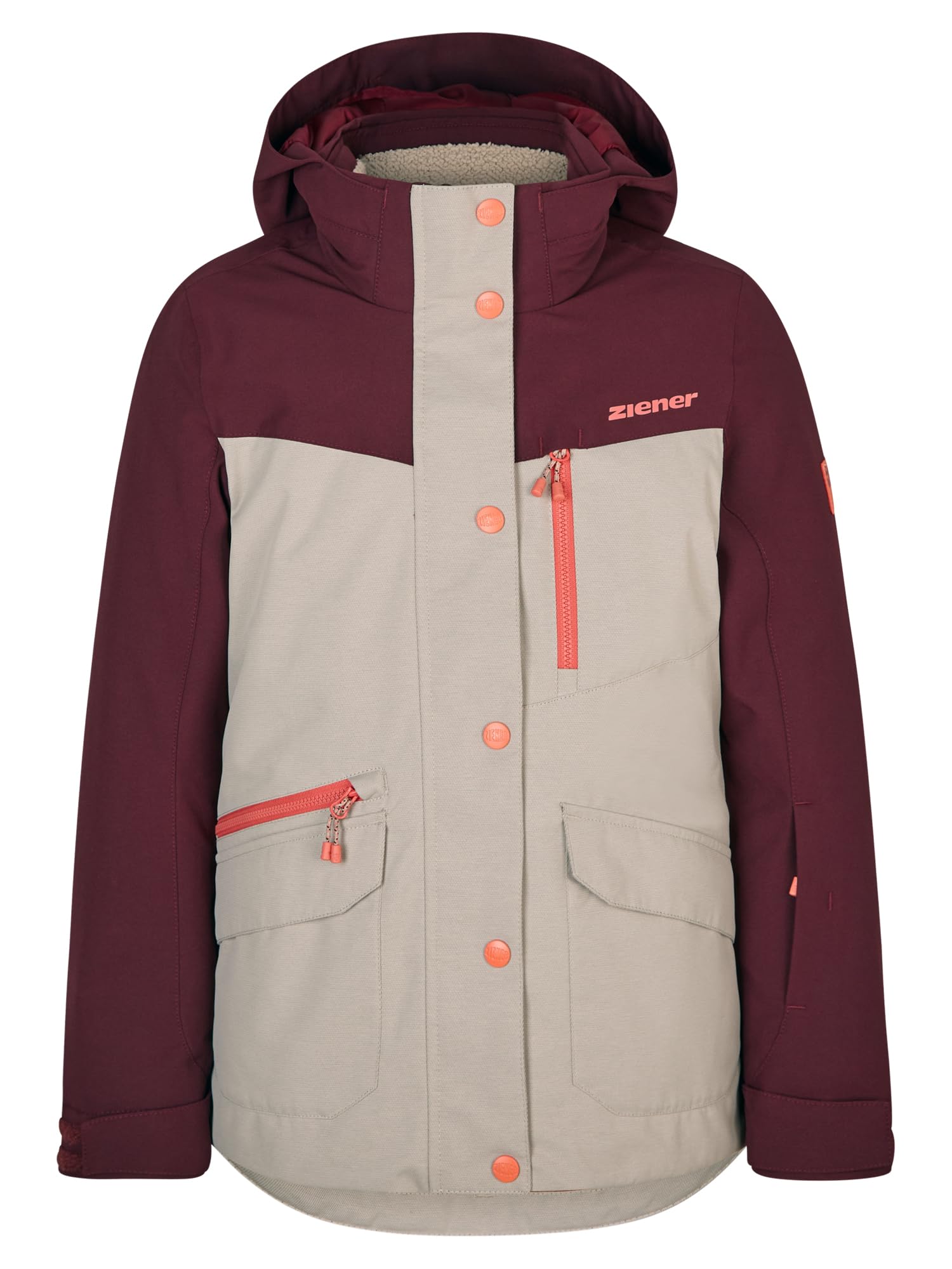 Ziener Mädchen Skijacke AVINE-Z - Wasserdicht & Atmungsaktiv