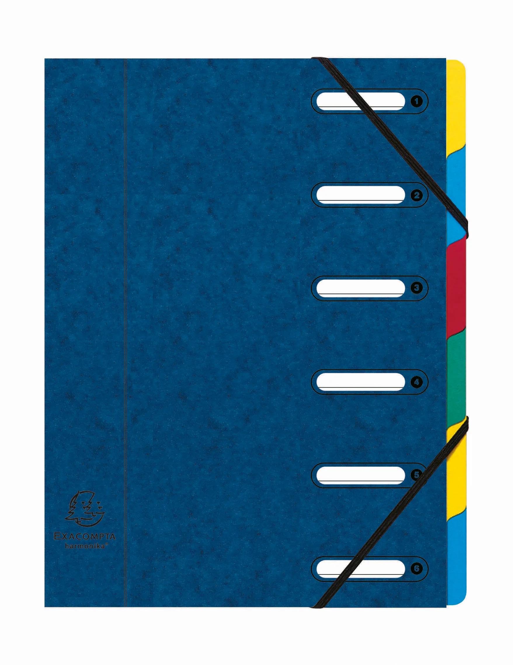 Exacompta Expanding Folders Harmonika 5306E A4 Assorted Pressboard 24 X 32 Cm Pack Of 8