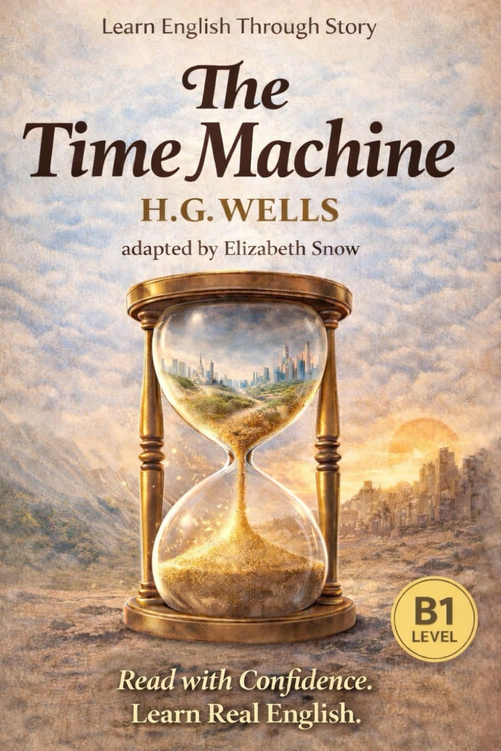 The Time Traveller’s Journey (B1 Level): A Thoughtful Science Fiction Story for English Learners