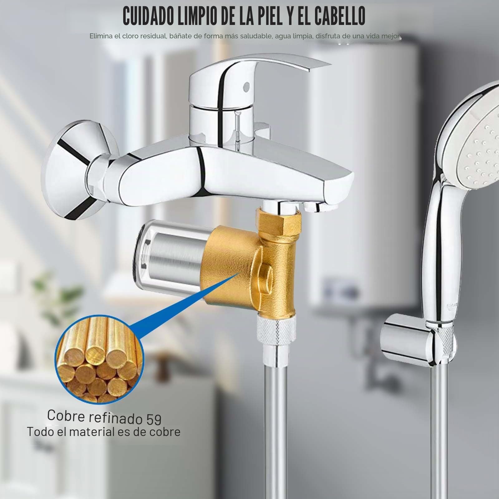 Filtro de agua de 1/2 pulgadas con elemento de acero inoxidable 304 de 40 μm, malla en línea, bomba de agua, latón para tuberías de baño