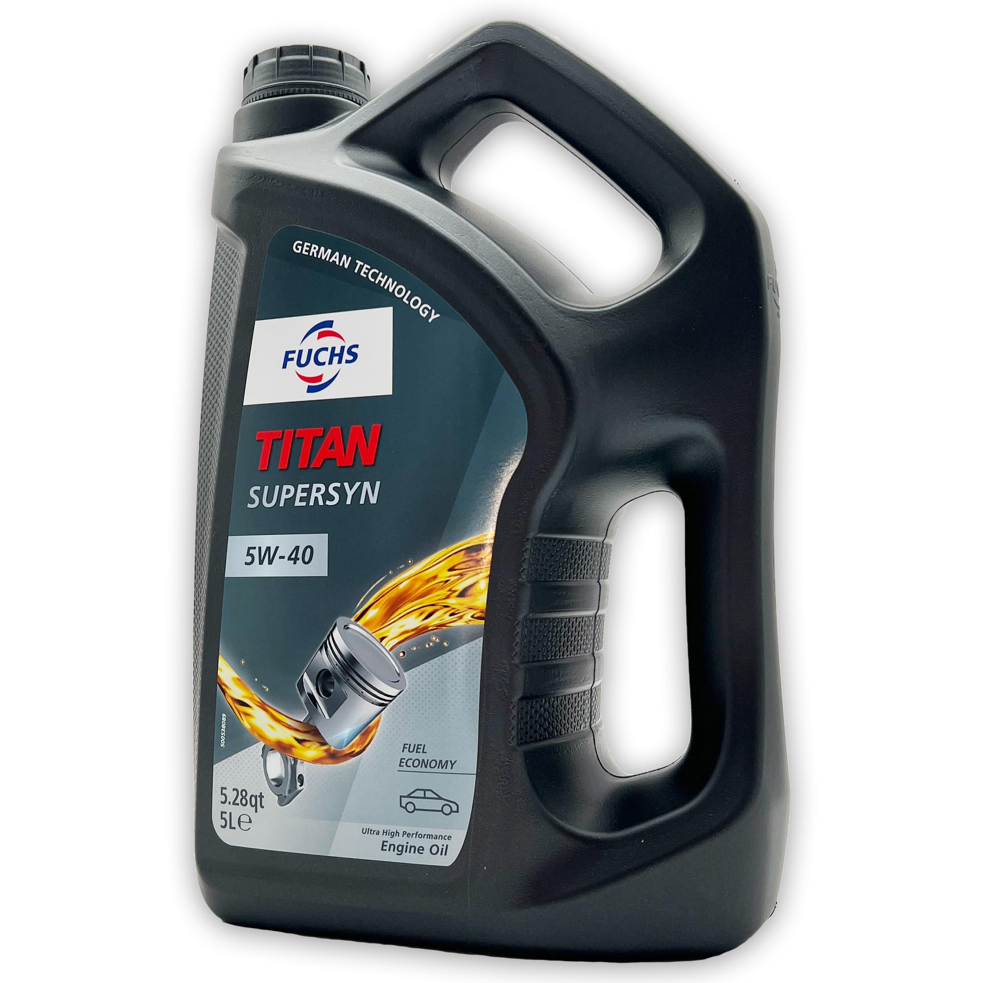6 L Fuchs Titan Supersyn | 5W-40 | kompatibel mit | MB 229.3 | VW 502 00/505 00 | RN0700/RN0710 | 6 Liter | Motoröl | Motorenöl | PKW ÖL | Motoroel | Motorenoel | mit Trichter