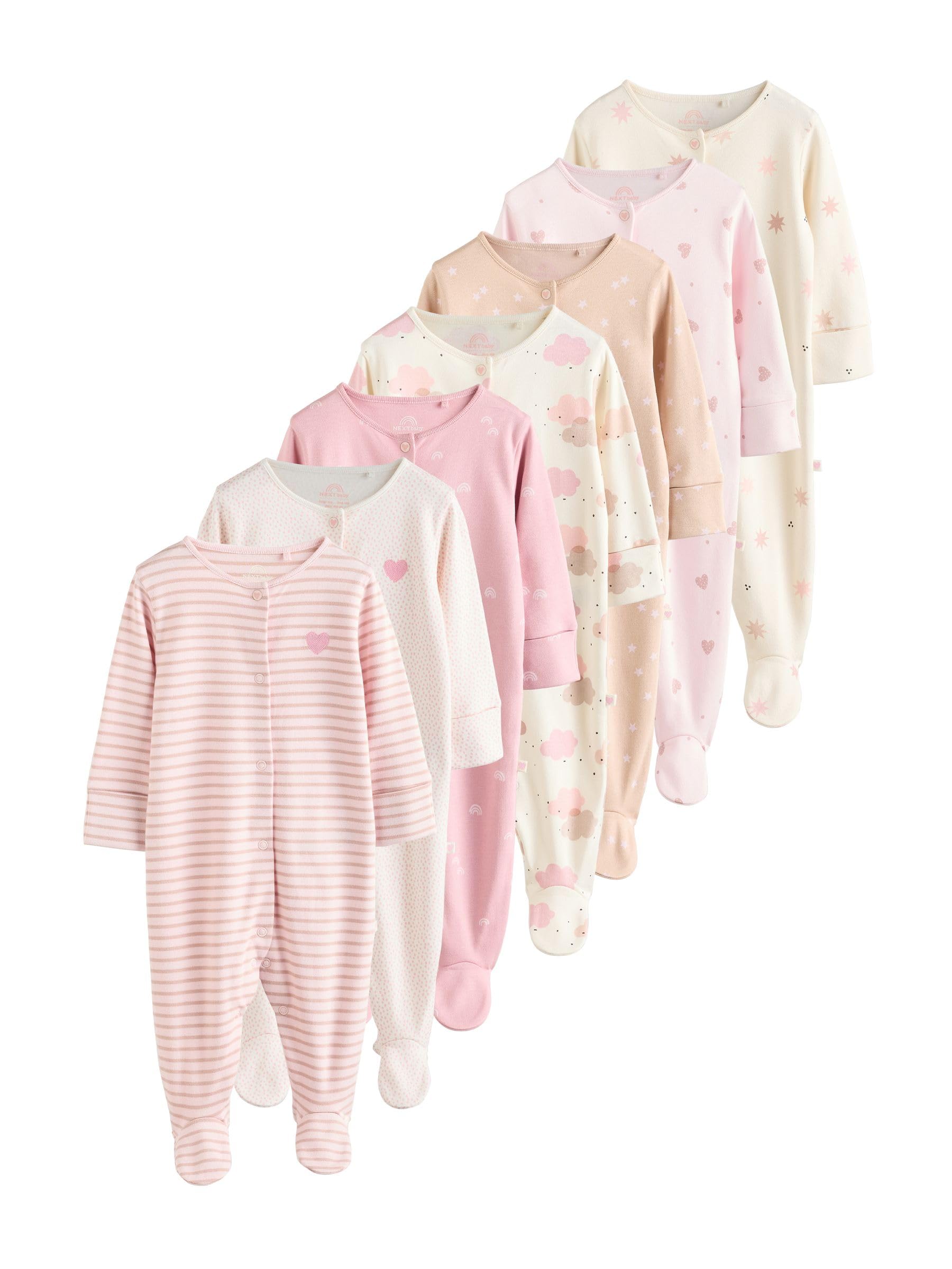 NEXT Bébé Fille Dors-Bien bébé, Lot de 7