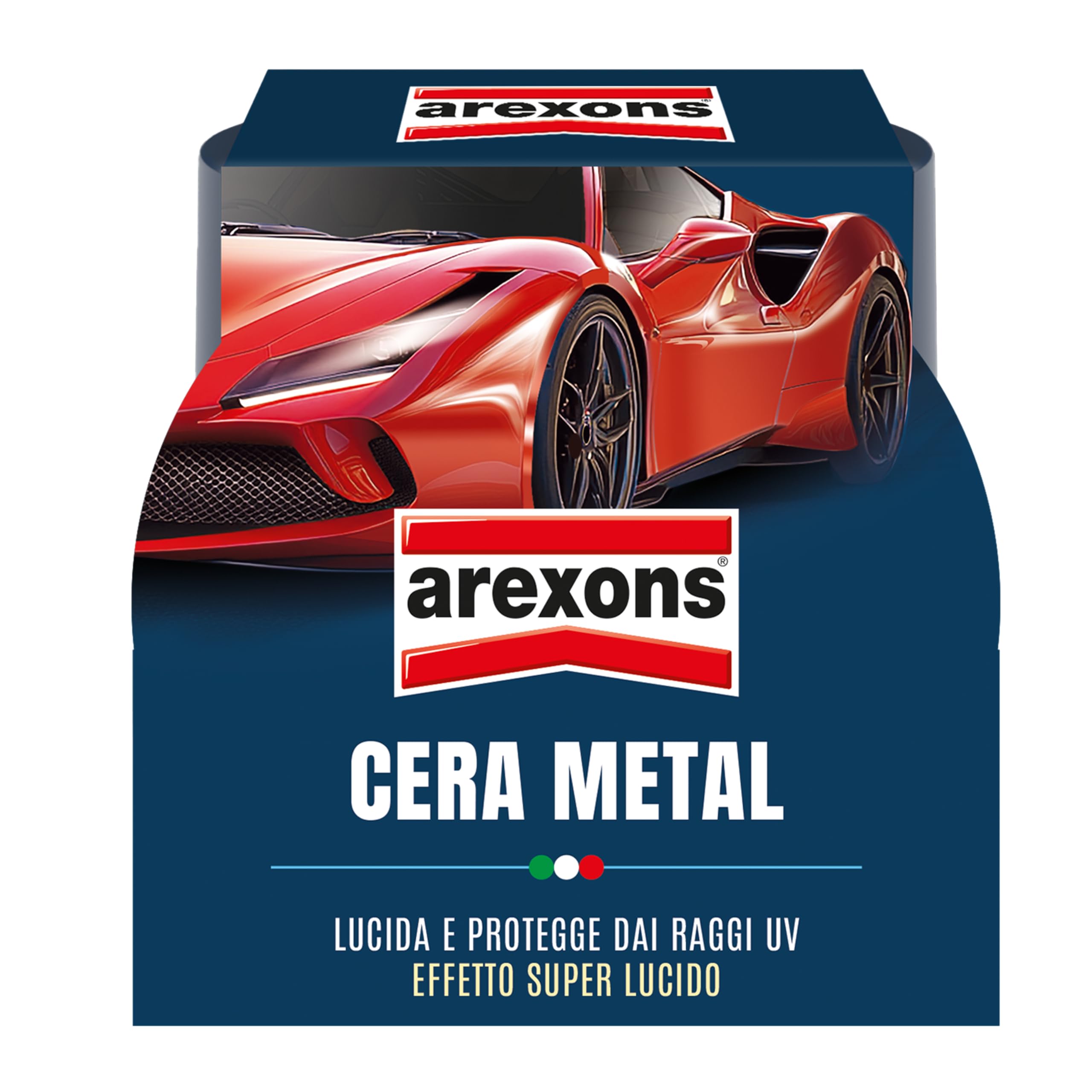 Arexons CERA METAL  250 ml CON SPUGNA EFFETTO SUPERLUCIDO