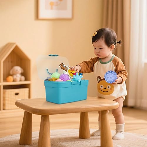 Miniatura 7 de Juguete de actividad: actividades sensoriales para niños pequeños y niños, juguetes para bebés de 6 a 18 meses, juguetes Montessori para bebés de 1