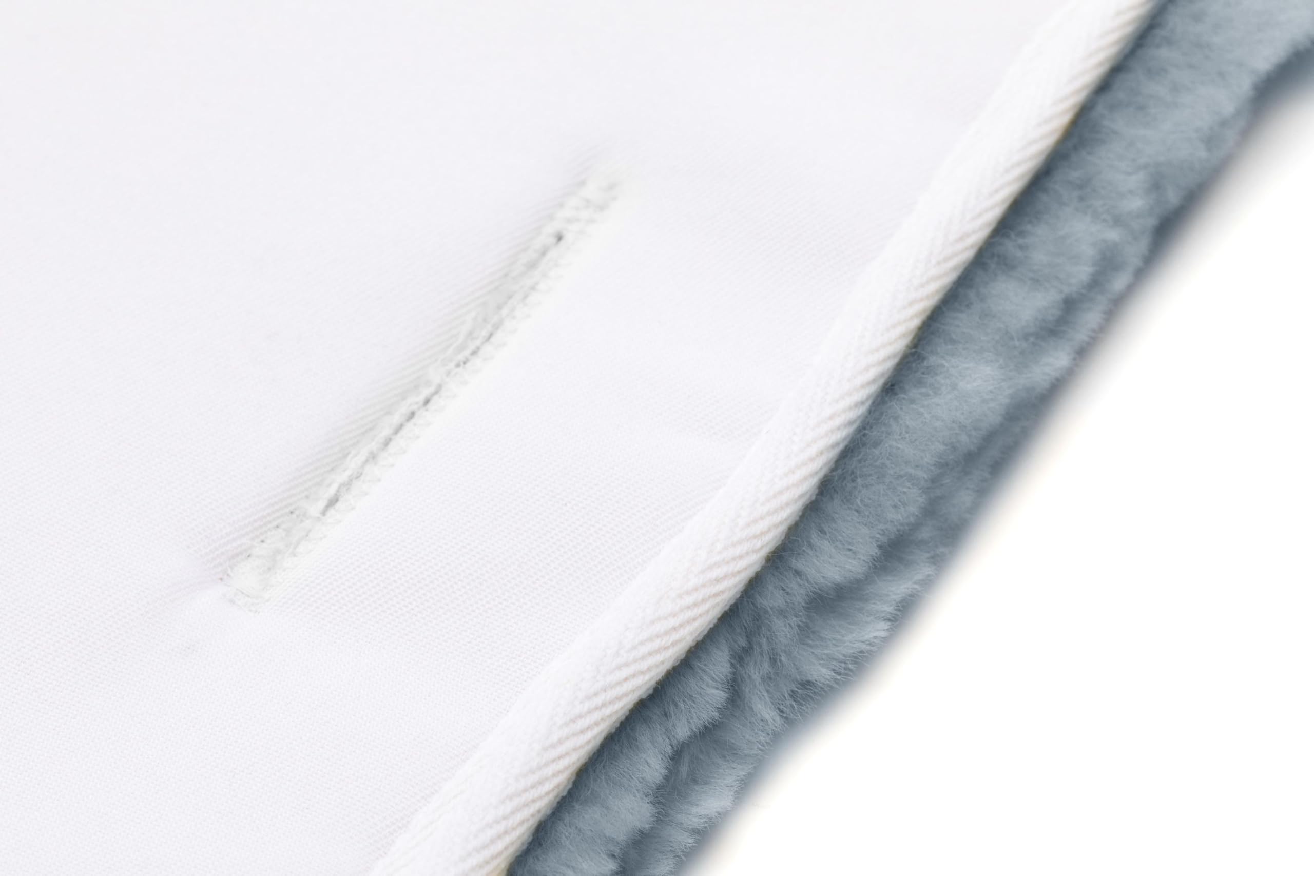 Fillikid Inserto in pelliccia di agnello per ovetti e passeggini, 33,5 x 73 cm, grigio