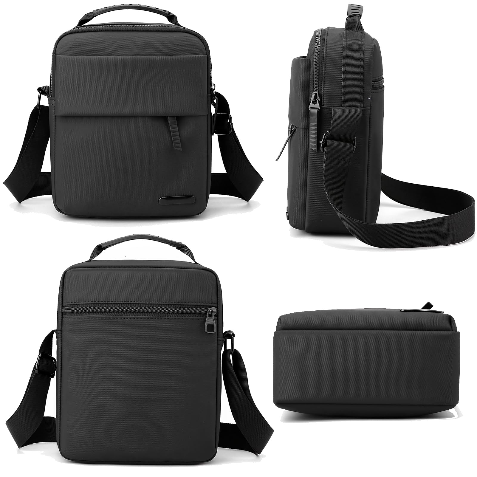 Bandoleras Hombre Bolso de Hombro Bolsas de Mensajero de Negocios Bolso de Mano Mariconeras para Hombres Moda Crossbody Bag Shoulder Casual