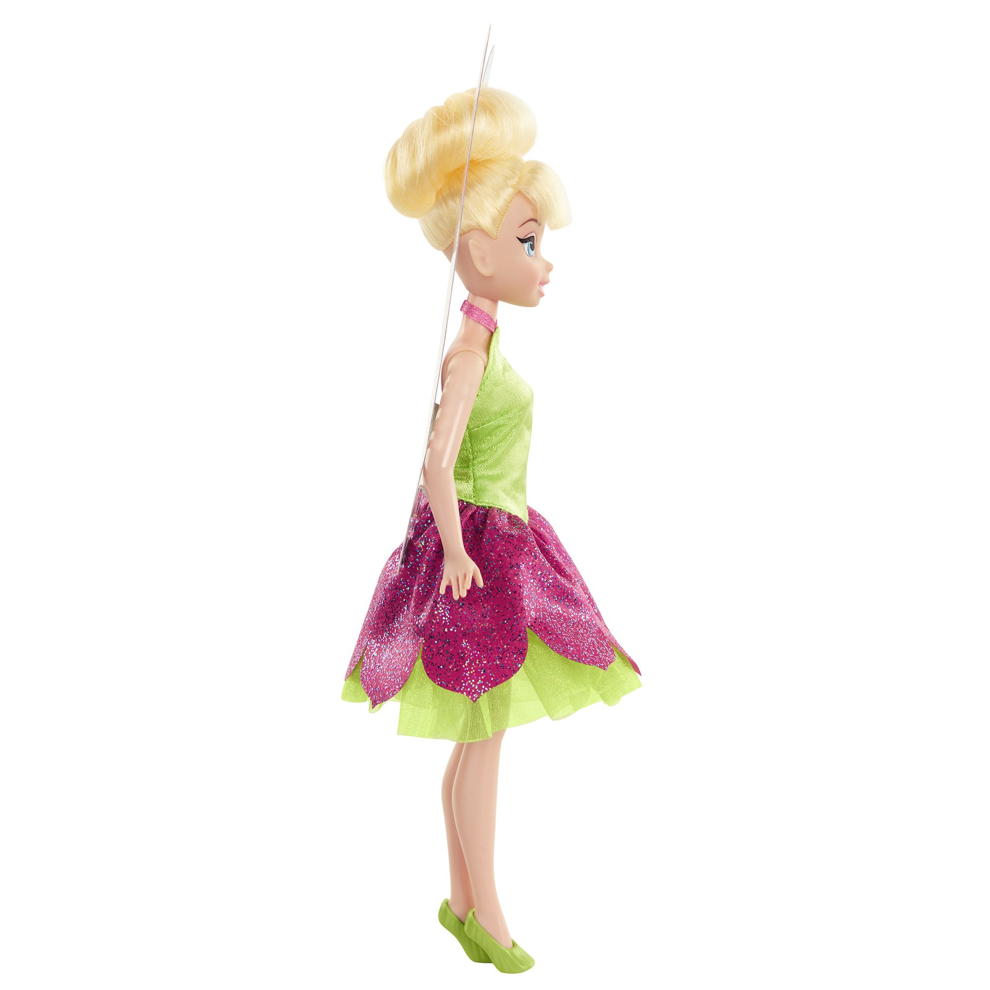 Amazon.com: Disney Fairies Classic Tink with Dress Doll, Pink/Green : Toys  & Games