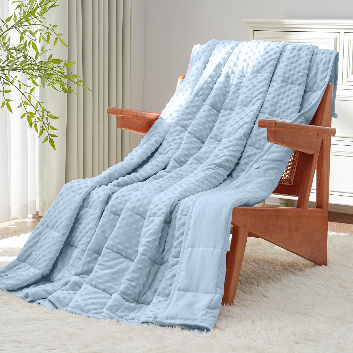 Uttermara Cooling Weighted Blanket for Adults, 12 lbs Full Size 48" x 72"