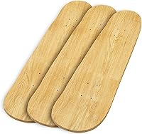 Vista 7 de Beipoo Tablas de patineta en blanco de 31 x 8 pulgadas, natural, patineta de doble cola de arce de 7 capas, ideal para reemplazo y pintura artística