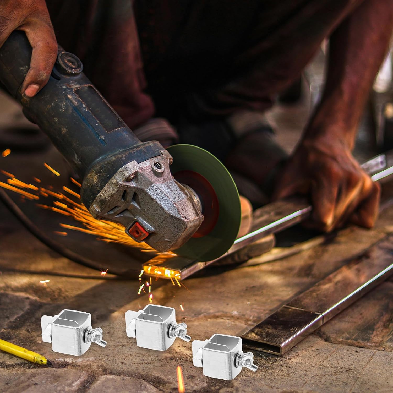 8pcs Butt Welding Clamps Sheet Metal Panel Clamps Heavy Duty Welding Accessories for Auto Door Body Panel Alignment
