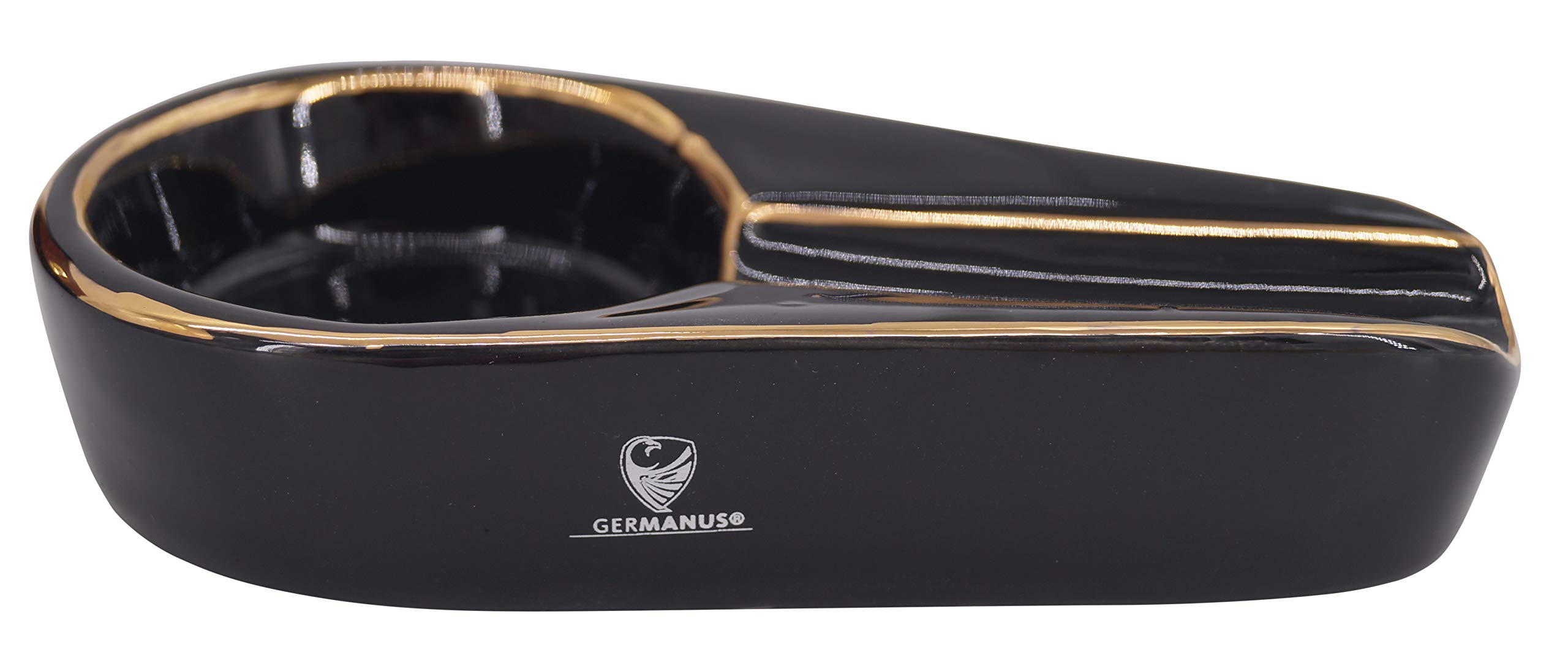 GERMANUS Humidor Set mit Hygrometer, Zigarren Aschenbecher, Cutter