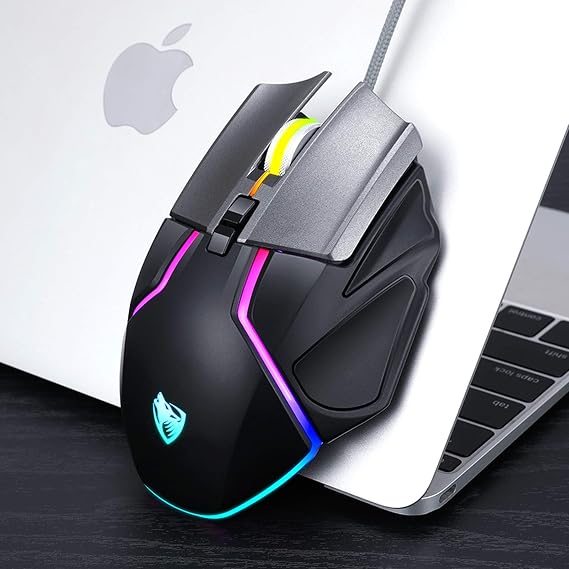 Gaming Mouse Mechanica High-end Optical Professional PC Computer 8 Keys Adjustable Gaming Mouse Wired Macro Programming Built-in