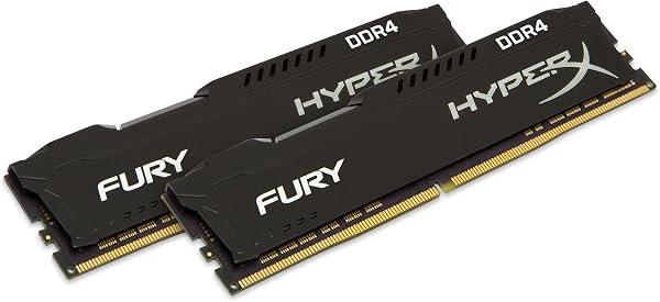 HyperX FURY DDR4 32 GB (Kit 2x16 GB), 3200 MHz CL18 DIMM XMP - HX432C18FBK2/32, Black - 1