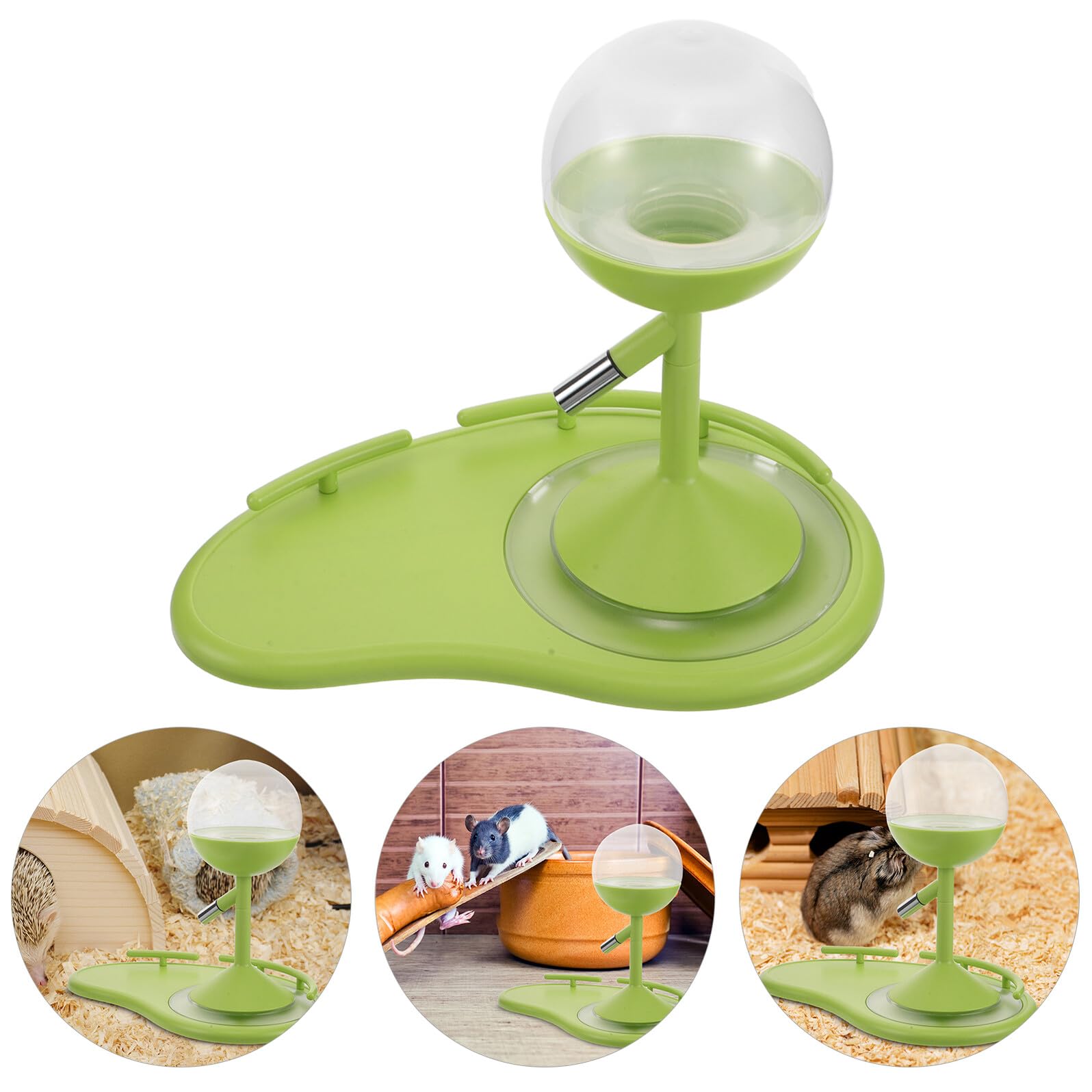 Tropffläschchen für Kleintiere Wasserspender für Hamster Auslaufsichere Trinkflasche mit Verstellbarer Höhe für Hamsterbabys Kaninchen und Rennmäuse