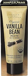 Taylor & Colledge Organic Vanilla Bean Paste with Seeds, 1.7oz Tube