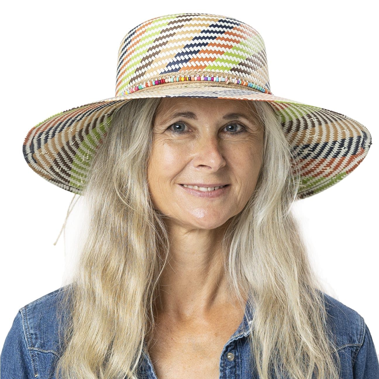 Kids Summer Roll Up Sun Visor Hat Wide Brim Straw Beach Hat Cap Sun Hats for Girls