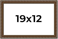 Vista 288 de Marco de fotos completo de madera dorada envejecida de 16 x 20 pulgadas con plexiglás acrílico UV, parte trasera de tablero de espuma y accesorios