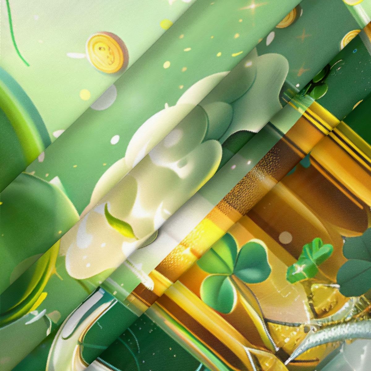 Round Tablecloth with Elastic Edge St. Patrick's Day Fitted Circle Table Cover Wipeable Round Table Cloth for Indoor Outdoor Patio Dining Kitchen Festival Decor for 45-50inch Tables Z- (41)