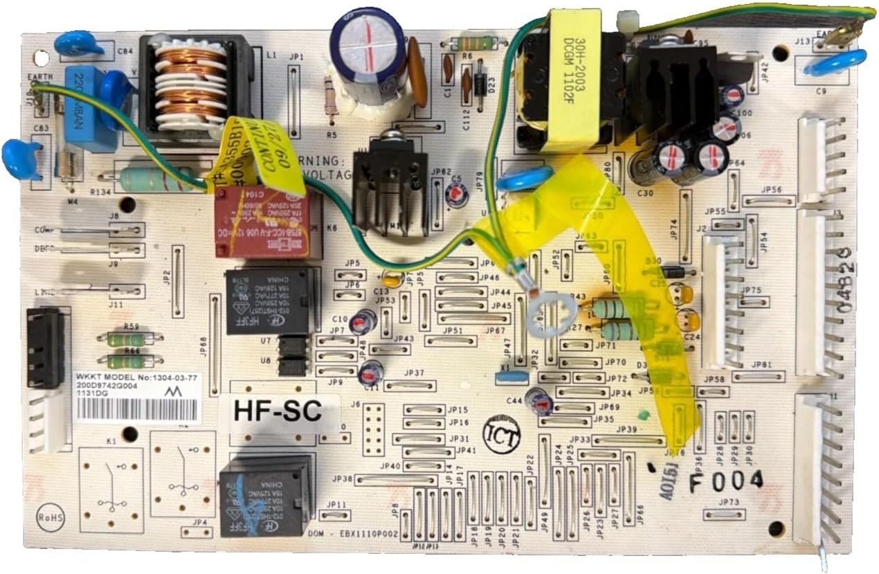 Upgraded WR55X10996 Refrigerator Control Board compatible with EBX1110P002 200D49742G004 replaces AZ155738 | BK25361557318, AH2371164, EA2371164, PS2371164, WR55X10980