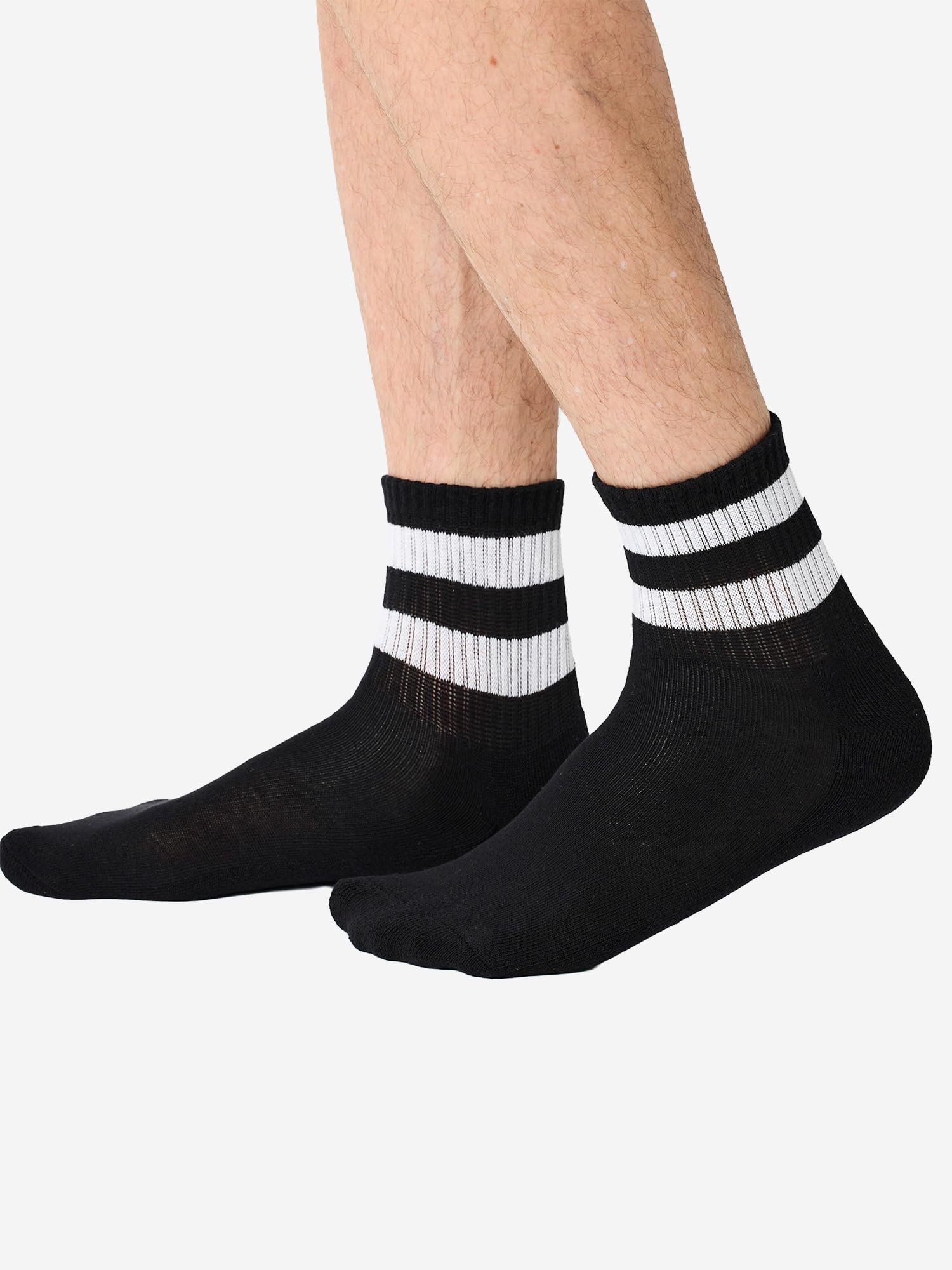 NUR DIE Herren Sportsocken 15-Pack Short Track - weiß Größe