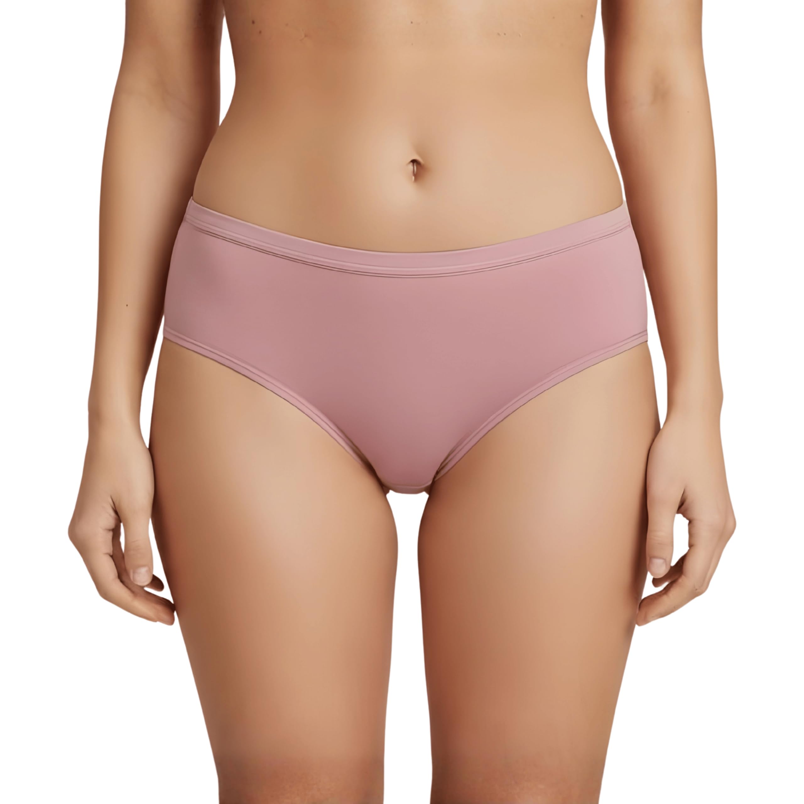 Women's Solid Cotton Blend Hipster Panty | Soft Breathable Everyday Wear Underwear | Stretchable Full Coverage Briefs|Comfortable Innerwear-picture-19