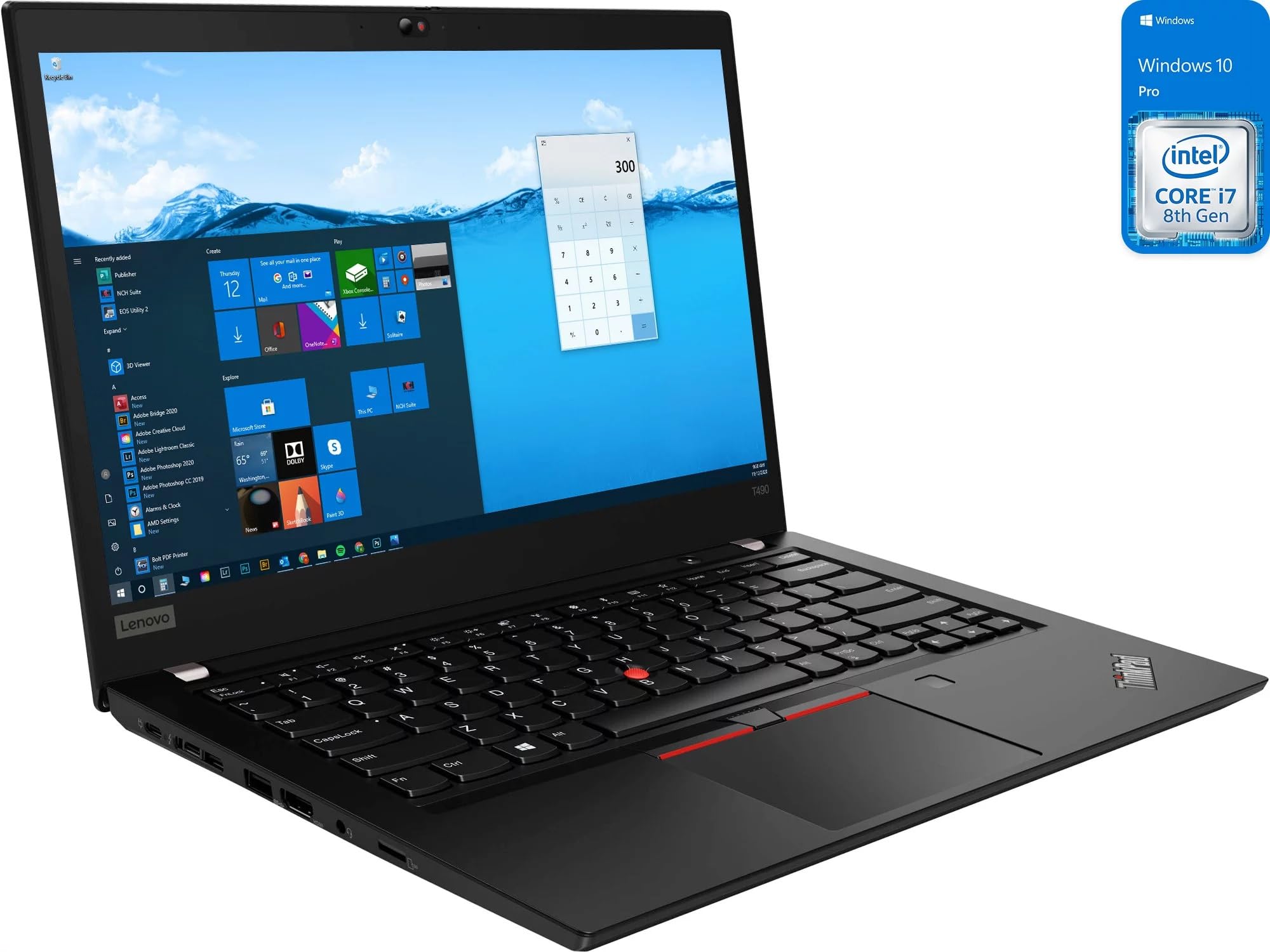 Amazon.com: Lenovo ThinkPad T490 14-inches FHD Business Laptop 