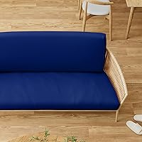 Vista 5 de MoNiBloom Funda elástica para futón individual, sin brazos, funda para sofá sin brazos, protector de muebles, funda lavable con cremallera