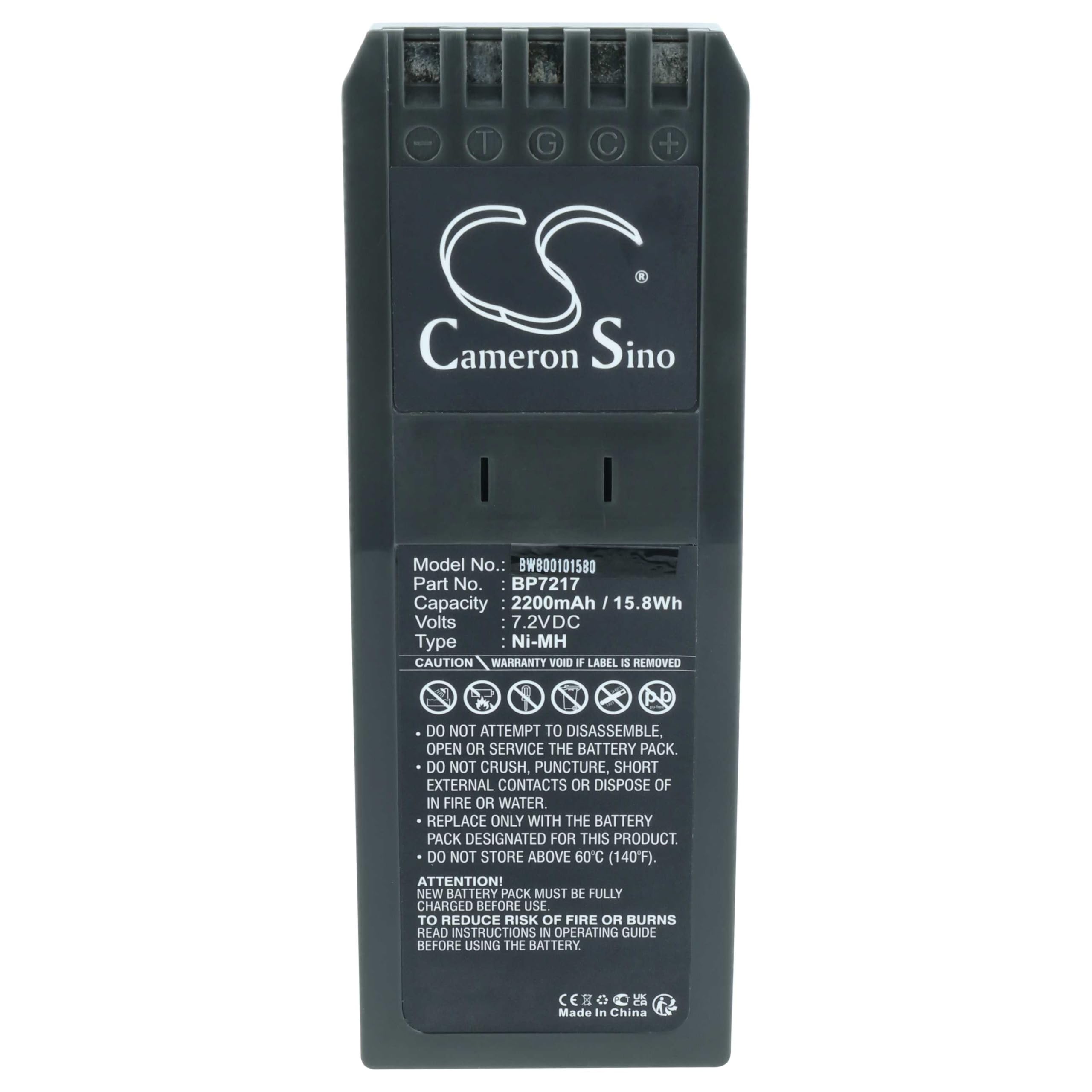 vhbw Akku Ersatz für Fluke BP7217 für Oszilloskop, Messgerät (2200 mAh, 7,2 V, NiMH)