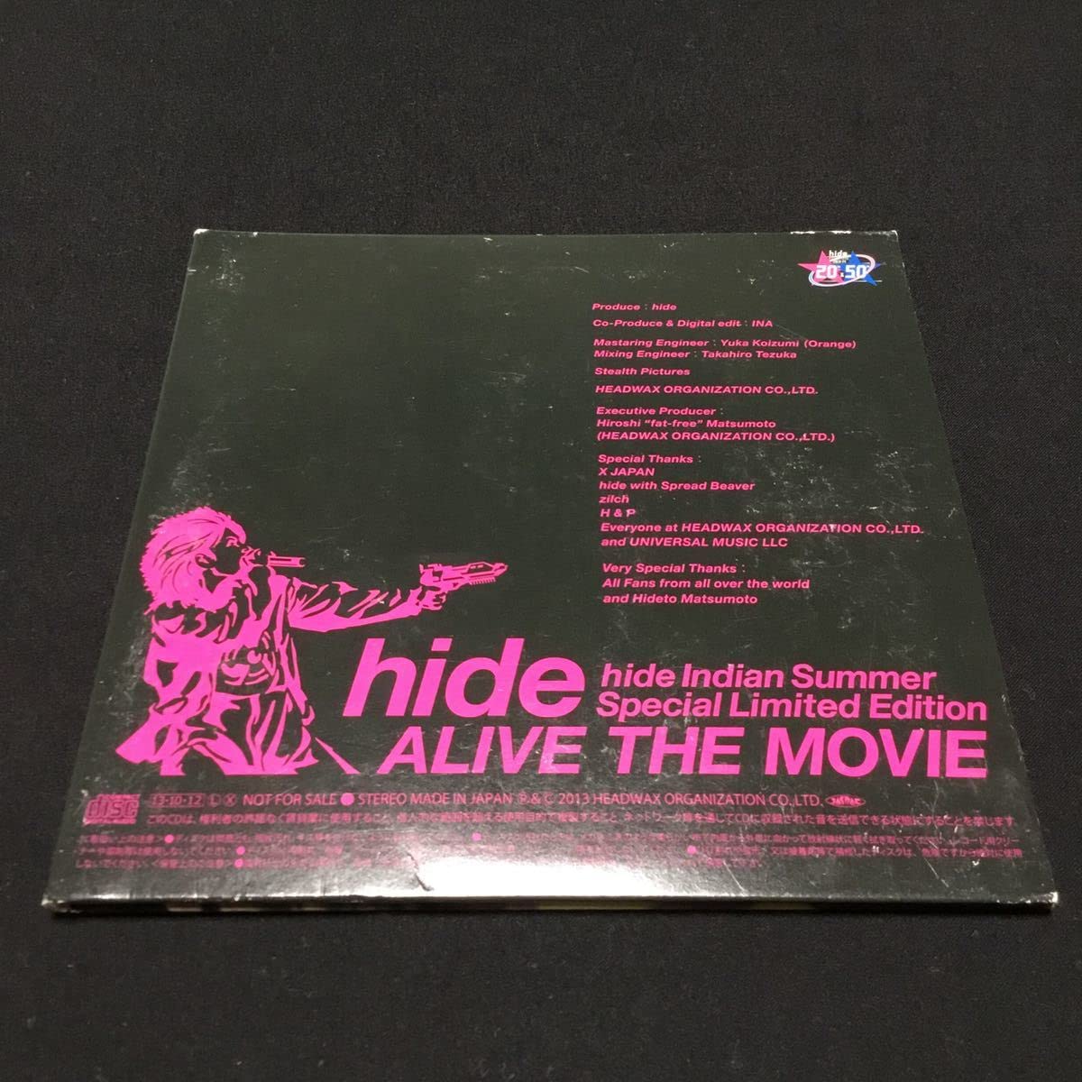 Amazon.co.jp: CD hide ALIVE THE MOVIE -hide Indian Summer Special 