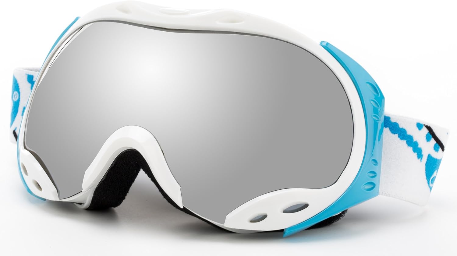 Cloud 9 - Women Snow Ski Goggles Japan Air Adult Anti-Fog Double Dual Lens UV Protection Wide Angle Mirrored Lens (1 Pair)