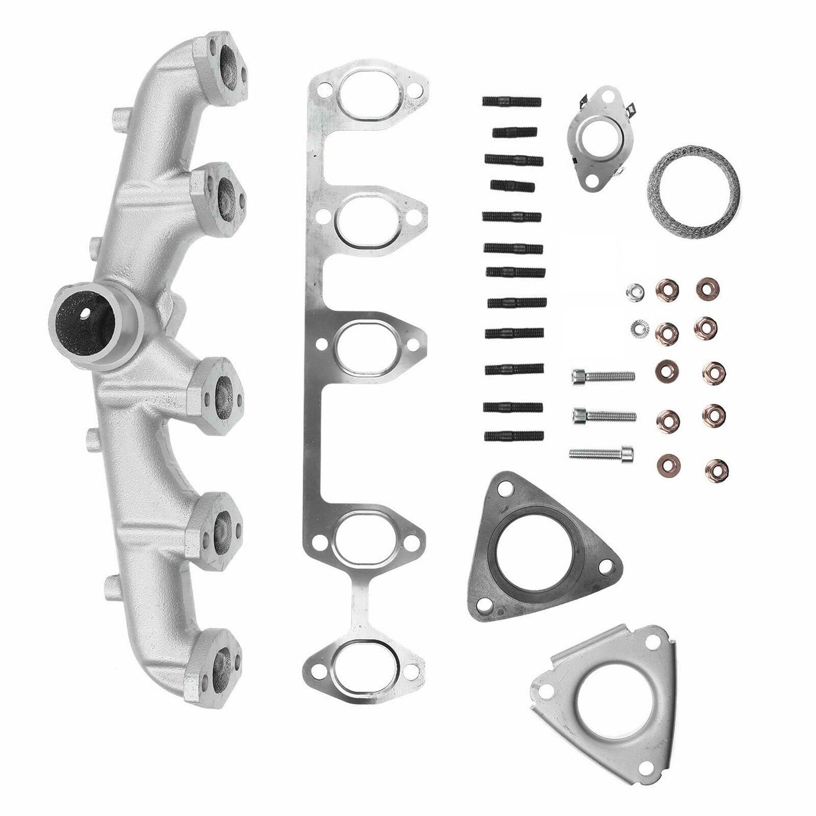 Collettore Scarico con Set di Guarnizioni e Accessori Trasportatore/Multivan/Toureg 2.5 TDI Motori: BNZ BPC BPE BPD 070253031F 070253031
