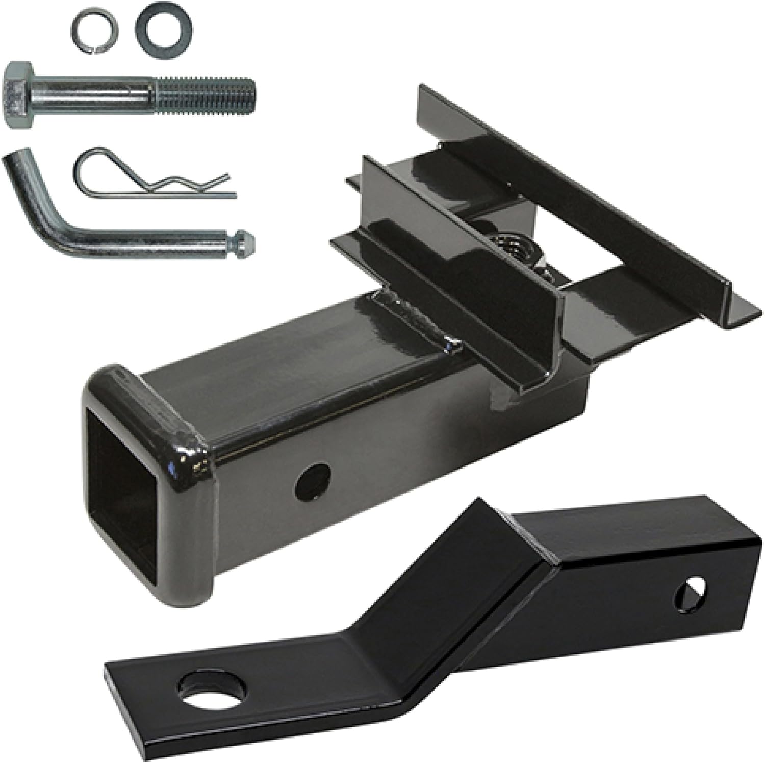 Red Hawk HITCH-19 Bumper Hitch Compatible with/Replacement for Yamaha Drive2 20017 and Newer Golf Carts