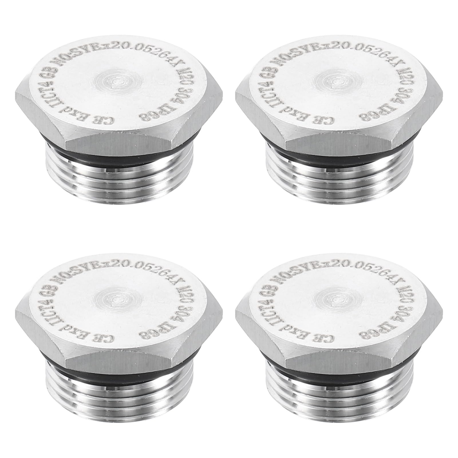 Tapones M20 x 1 de acero inoxidable antióxido para sellar tuberías sin fugas