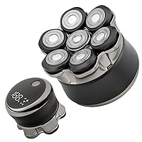 Carehabi Rasoio Testa Calva Uomo, IPX6 Impermeabile