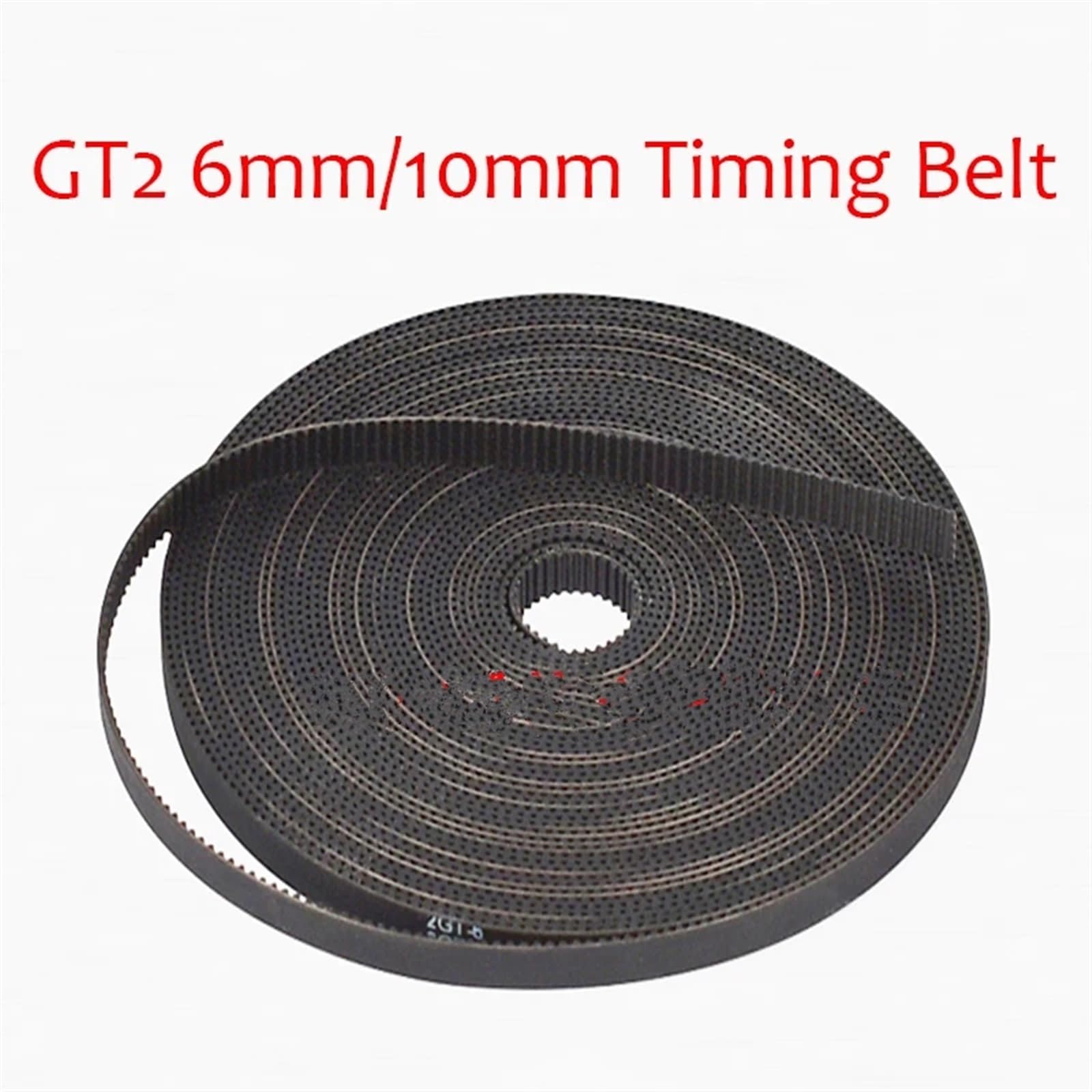 Correa 2MGT 2M 2GT Correa De Distribución Síncrona Abierta Ancho 6/10mm Goma Pequeña Reacción GT2 2GT-6 2GT-10 Impresora 3D Correa Transmisión(10M,10mm)