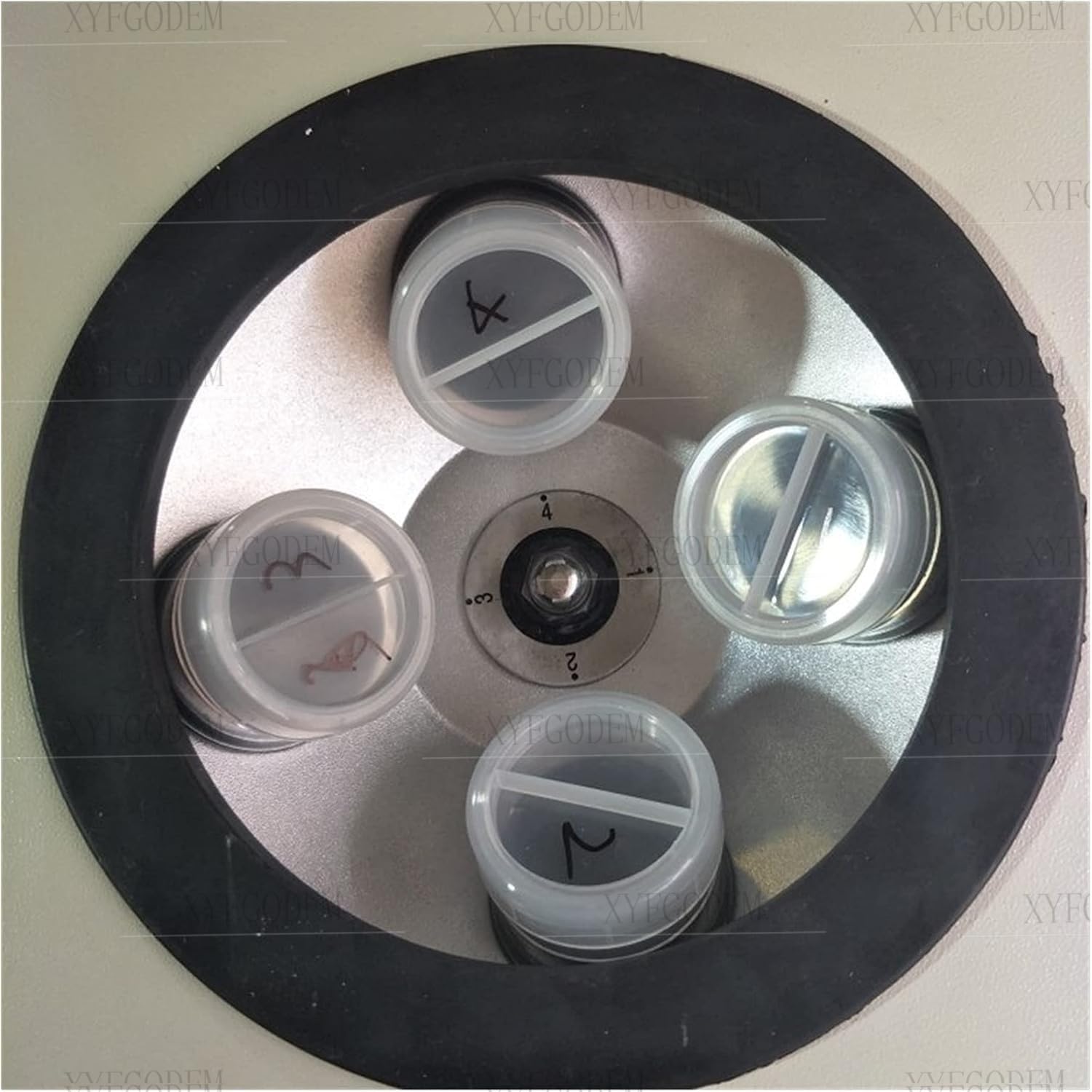 Centrífuga de Sobremesa Eléctrica 50ml 4000rpm 2770xg para Laboratorio Clínico, Investigación y Educación - Velocidad Ajustable con Temporizador 0-60min, Capacidad 6 Tubos, Compacta Silenciosa