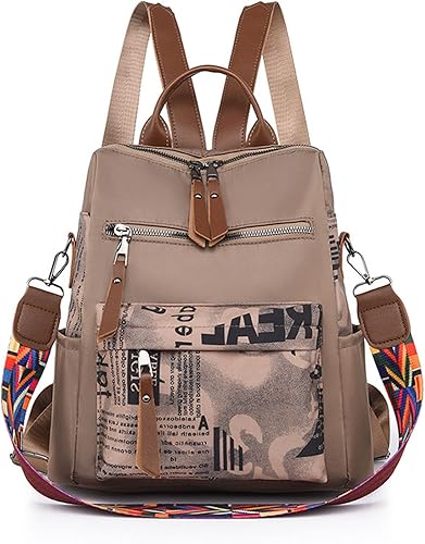 Miniatura 7 de Mochila para mujer mochila de hombro de moda mochila de viaje Oxford portátil antirrobo multicolor Multi color Mochilas Daypack