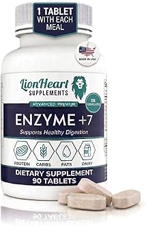 DIGESTIVE ENZYMES SUPPLEMENT - Includes Purified Ox Bile Salts - Tablets for No Gallbladder Sufferers - Enzyme for Digestion & Gas Relief - Helps Bloating, Acid Reflux, Constipation & Repair Leaky Gut