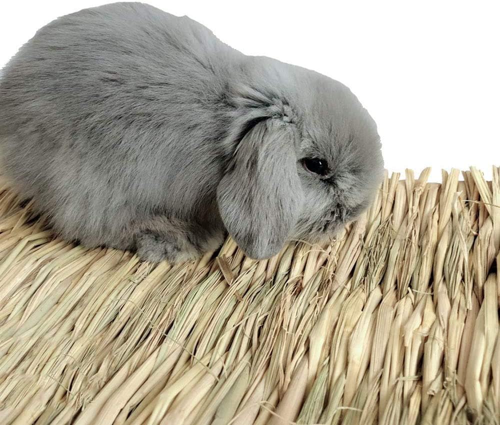 Snapklik.com : 15 Pack Woven Bed Mat For Rabbits - Grass Mat & Bunny ...