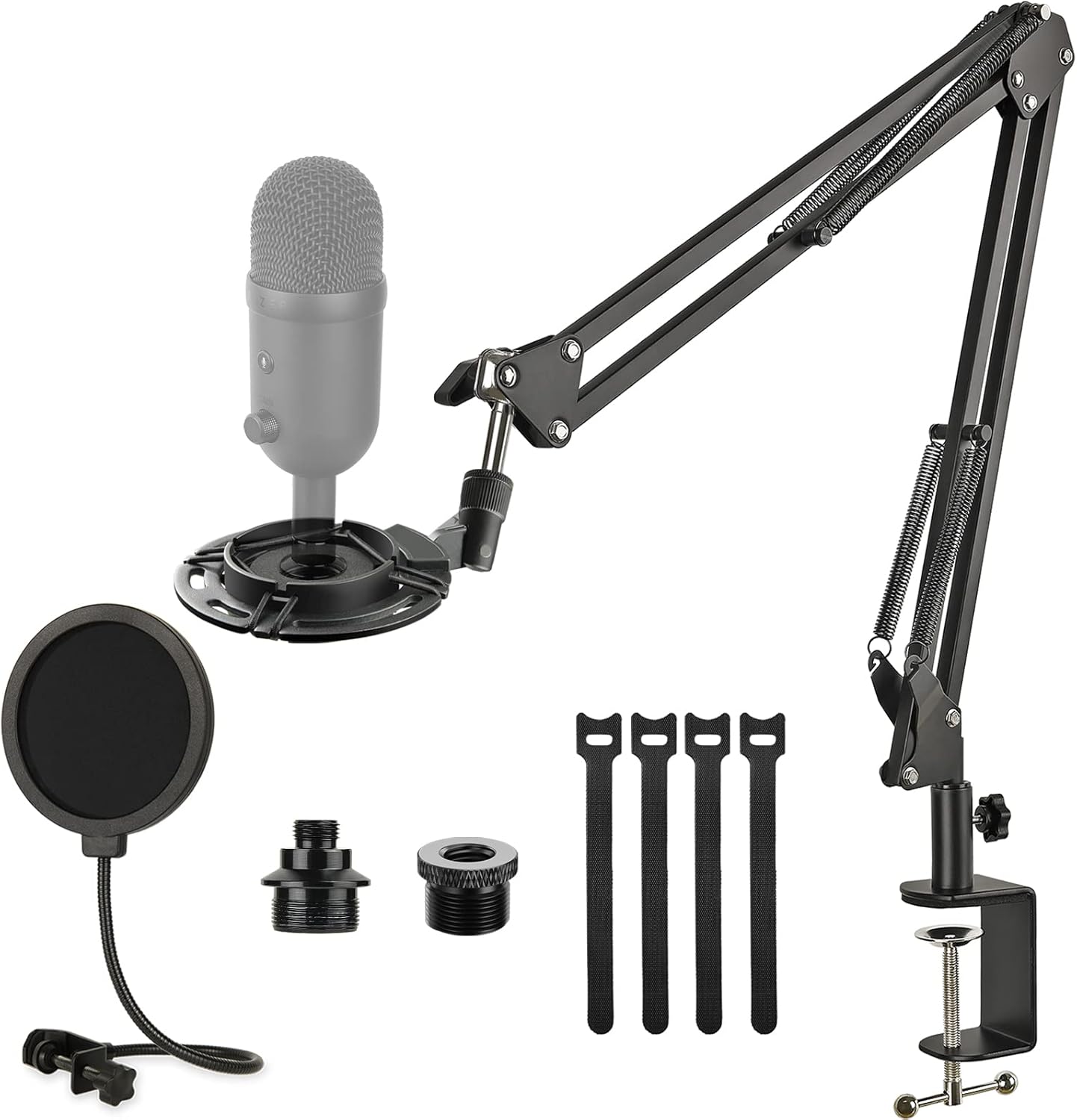 Rigych Razer Seiren V2 X Microphone Arm with Pop Filter, Microphone